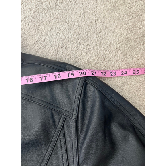 Men's Wilsons The Leather Experts Black Thinsulate Leather Jacket L - Picture 16 of 16